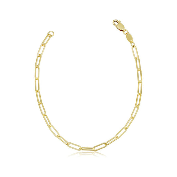 Paperclip Link Chain Anklet Anklet - 1